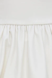 Peplum Velvet Tube Top