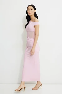 Sheer Sculpt Maxi Dress