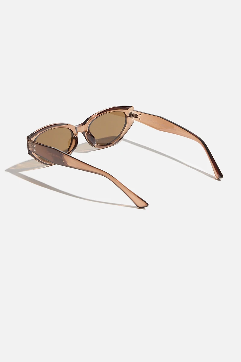 Slim Cat Eye Sunglasses