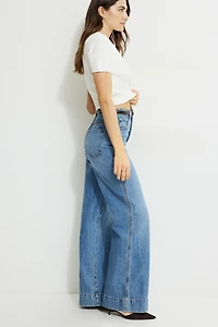Lennon Ultra High Rise Wide Leg Column Jeans