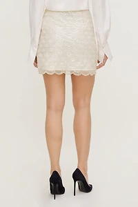 Kylie Sequin Mini Skirt