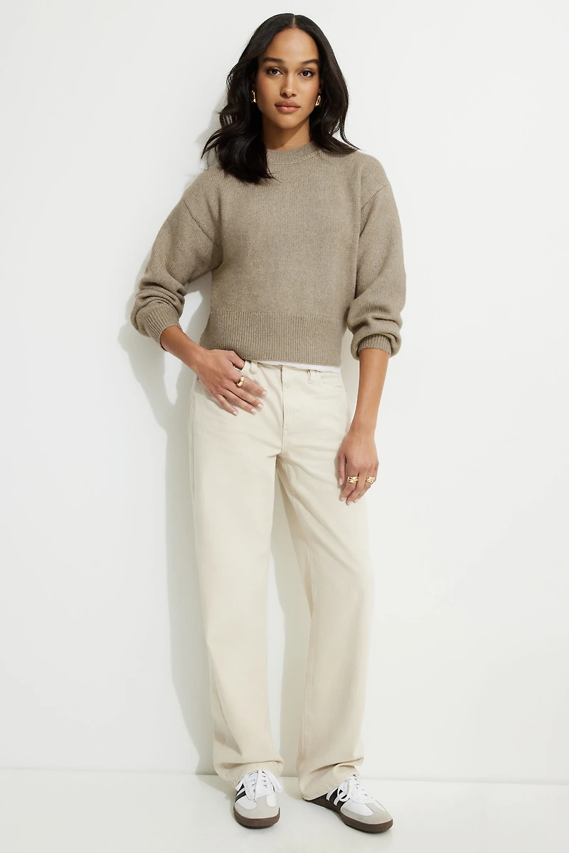 Relaxed Crewneck Sweater