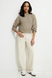 Relaxed Crewneck Sweater