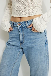 Mika Mid Rise Relaxed Straight Leg Jeans