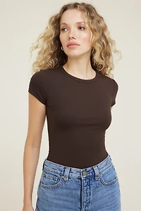 Fitted Crewneck T Shirt