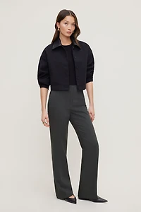 Pantalon ajusté à jambe semi-évasée Stevie