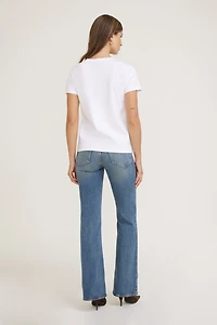 T-shirt ajusté en coton Emy