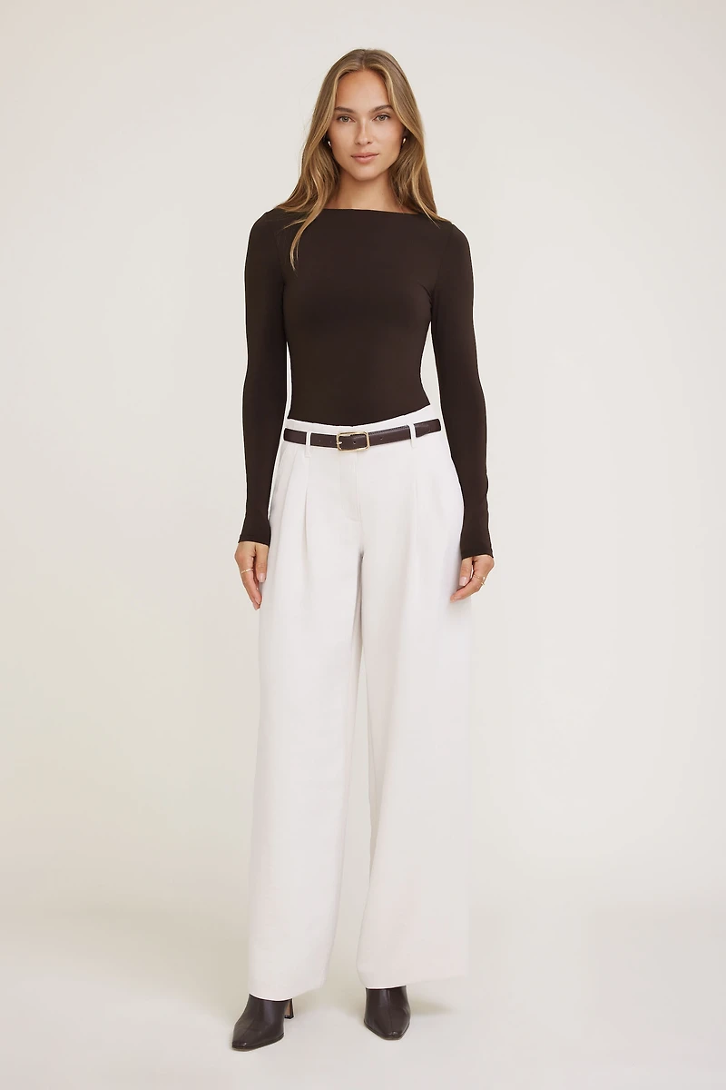 Nola Sculpt Long Sleeve Top