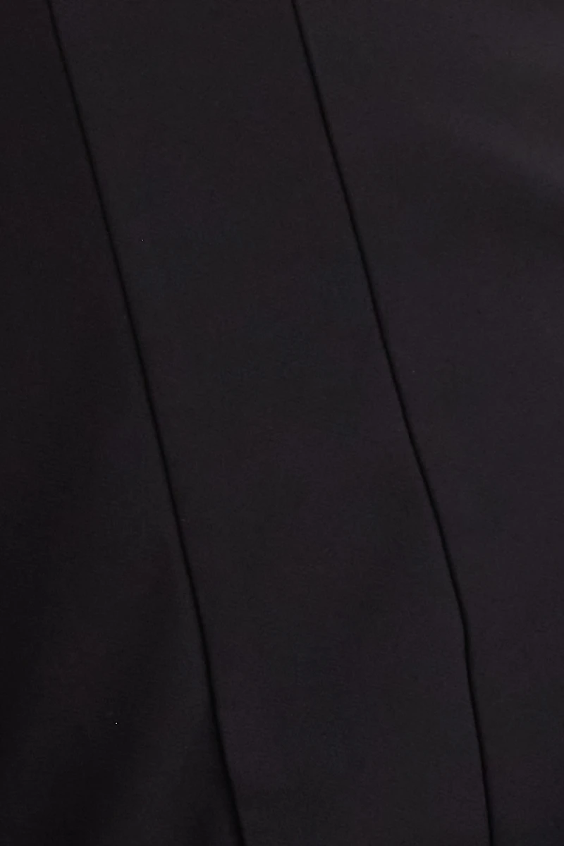 Draped Shoulder Mini Dress