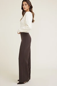 Pantalon épuré à jambe large