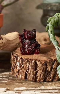 Buy Red Resin Lucky Cat Online at Earthbound Trading
