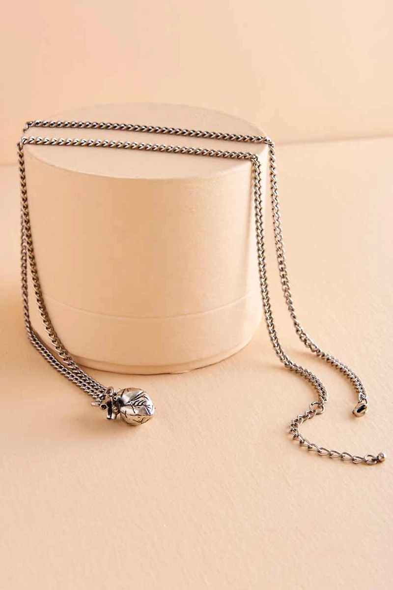 Buy Silver Anatomical Heart Necklace Online at Earthbound Trading