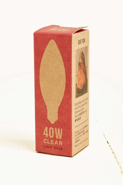 40W Replacement Light Bulb - Warm boho Lighting Solution