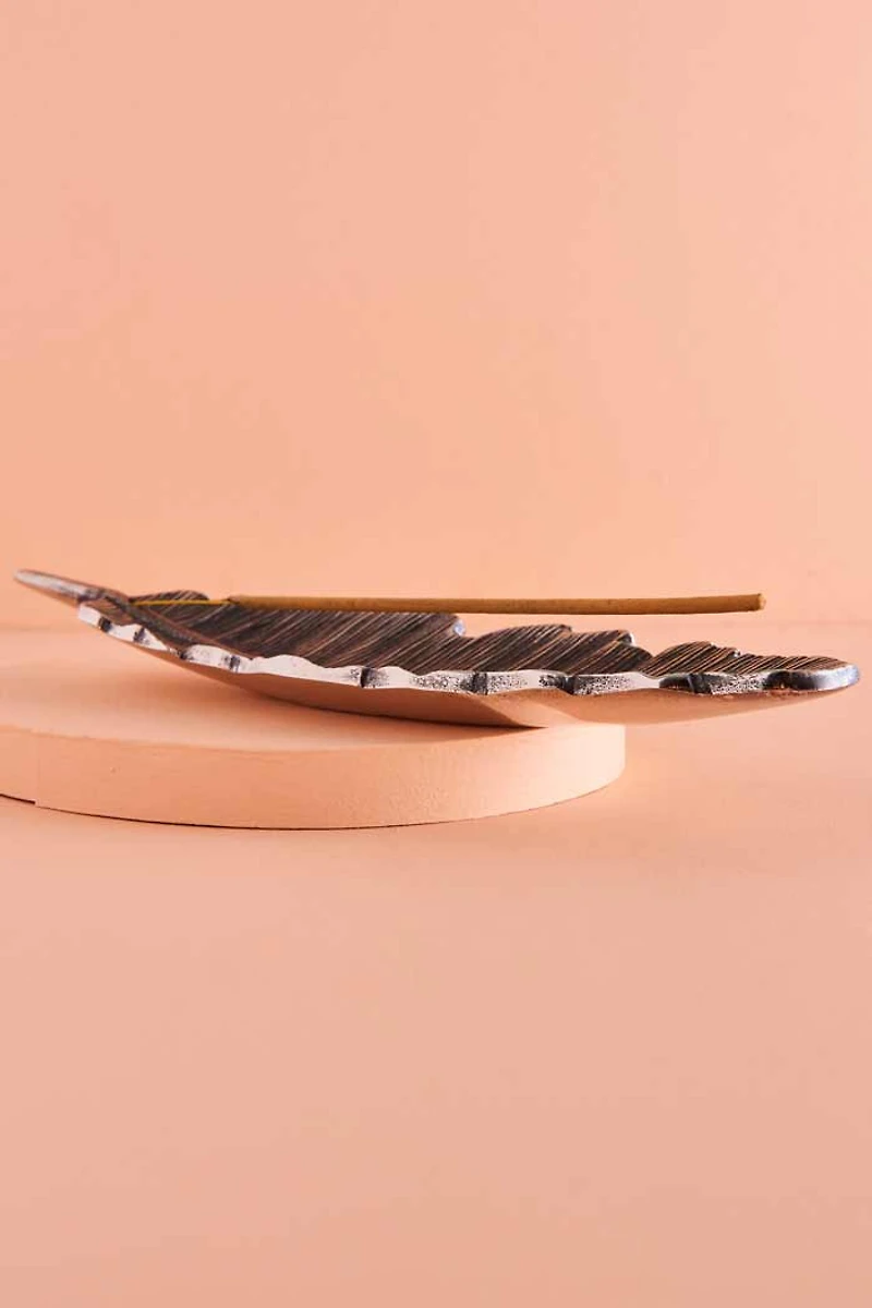 Buy Silver Feather Incense Burner Online at Earthbound Trading