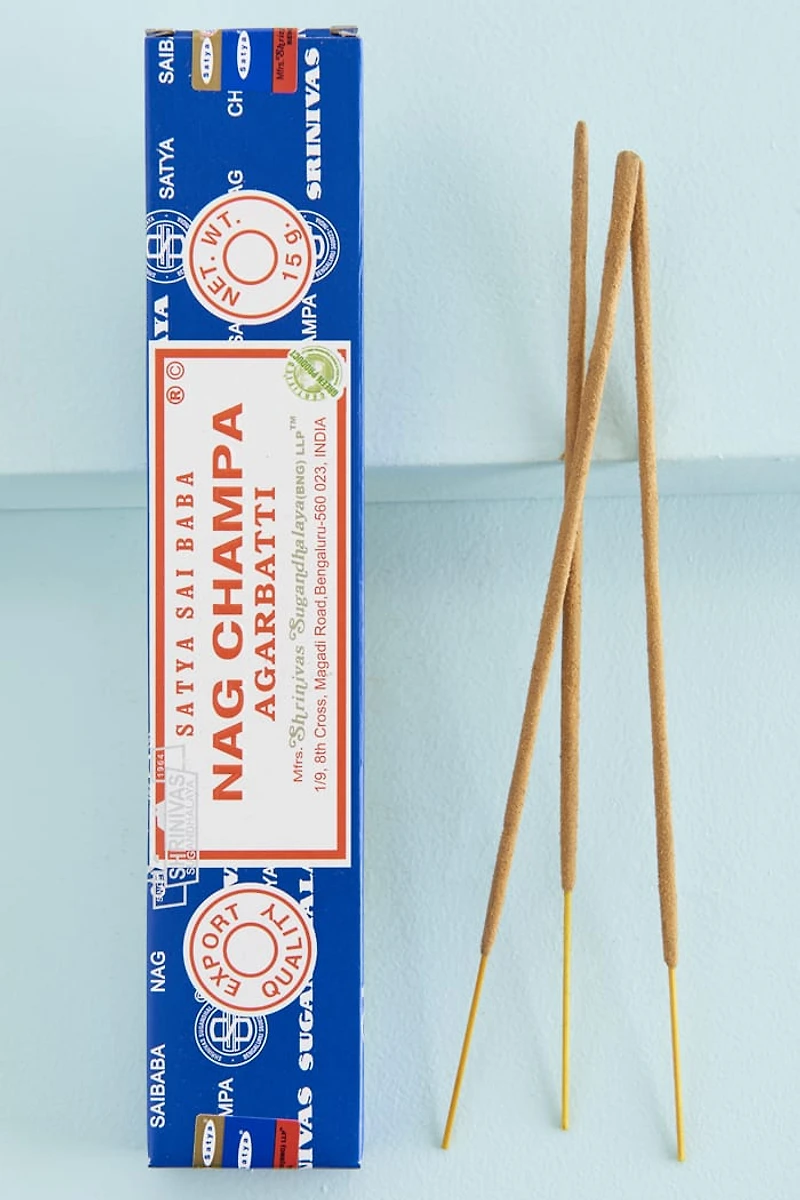 Buy Satya Sai Baba Nag Champa Incense Sticks 15g Online at Earthbound Trading