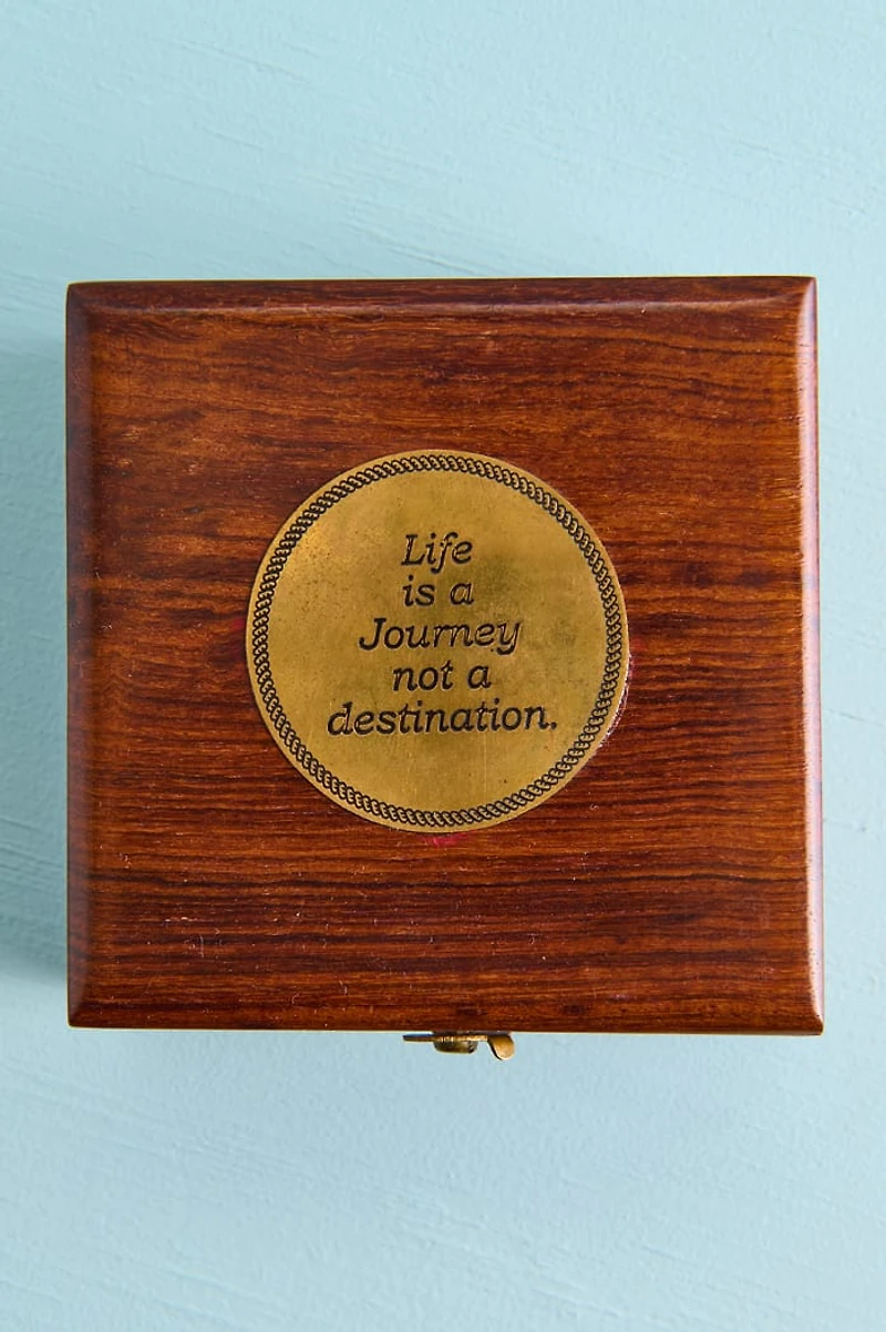 Compass Gift Box with Quote