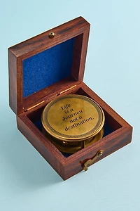 Compass Gift Box with Quote