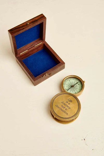 Compass Gift Box with Quote