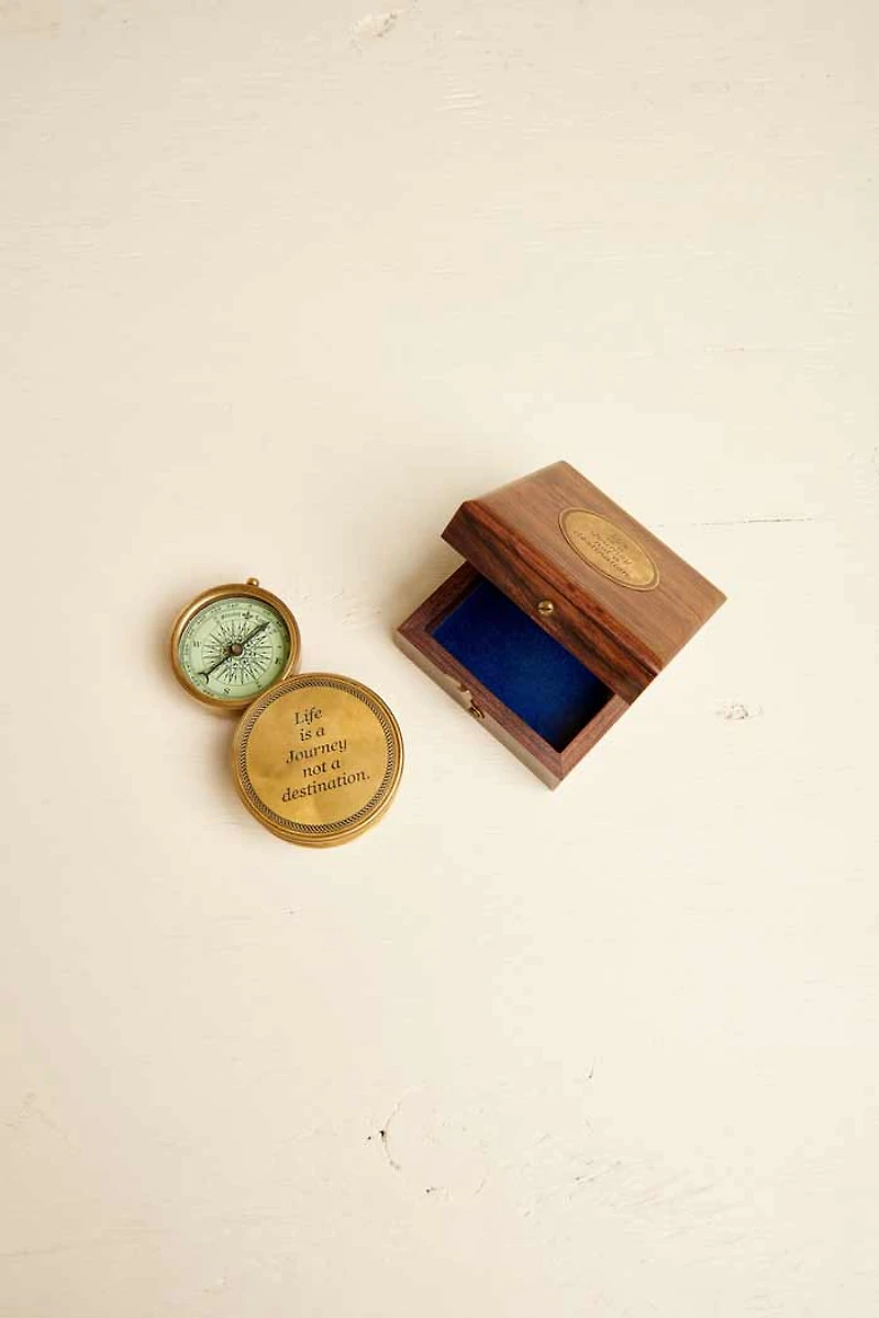 Compass Gift Box with Quote