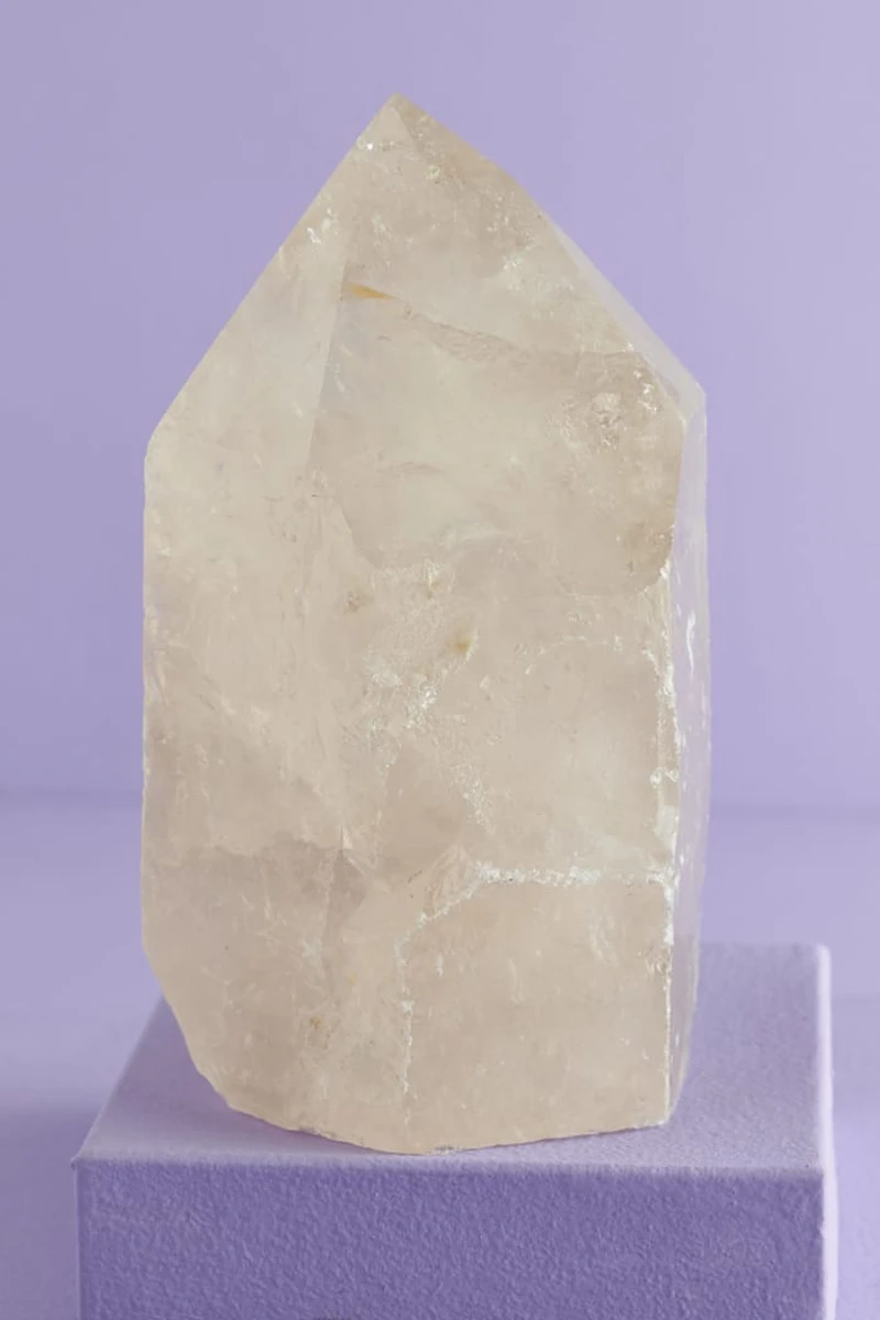 Buy Large Quartz Crystal Point Base Online at Earthbound Trading