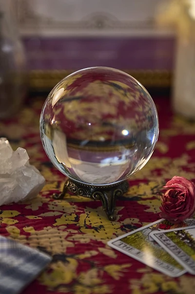 Glass Sphere with Stand