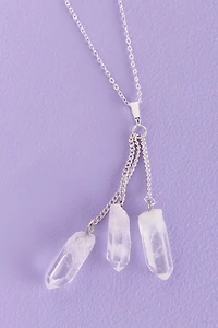 Buy Quartz Trio Necklace Online at Earthbound Trading