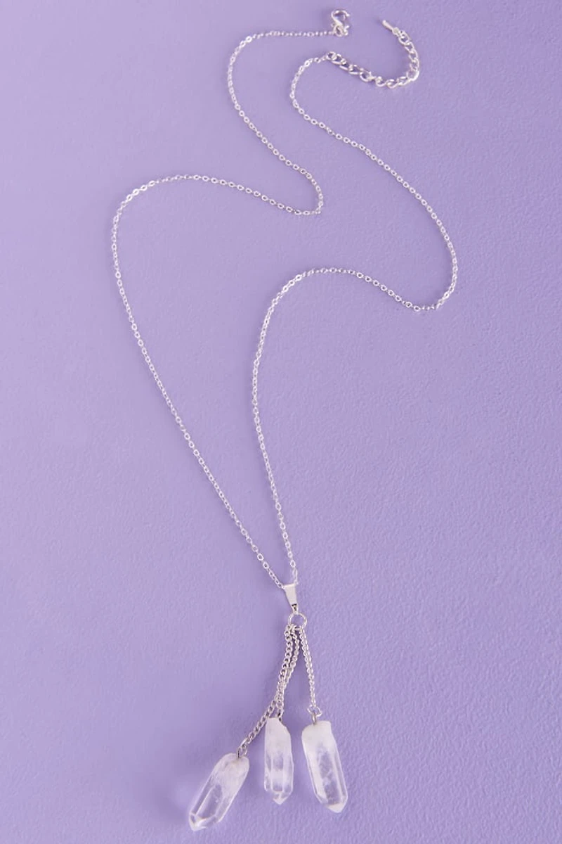 Buy Quartz Trio Necklace Online at Earthbound Trading