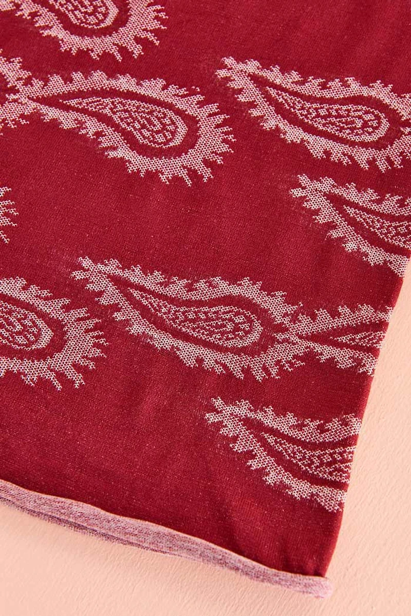 Buy Wine Paisley Reversible Headband Online at Earthbound Trading