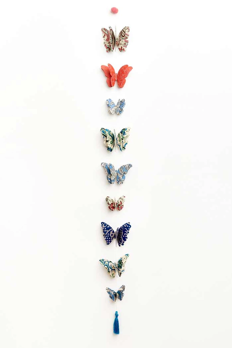 Buy Paper Butterflies Garland Online at Earthbound Trading