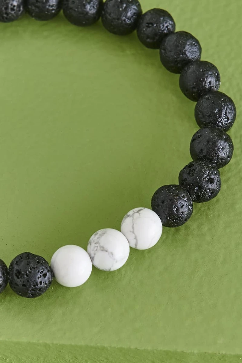 Buy Howlite and Lave Stone Diffuser Bracelet Online at Earthbound Trading