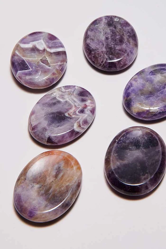 Buy Amethyst Worry Stone - Soothing Crystal for Stress Relief