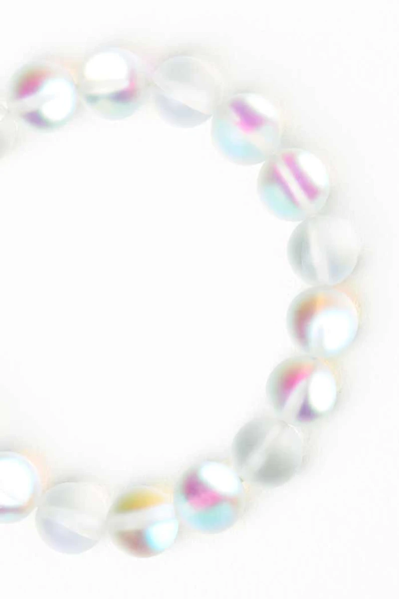 Buy Balanced Aura Beads Bracelet in Clear Online at Earthbound Trading