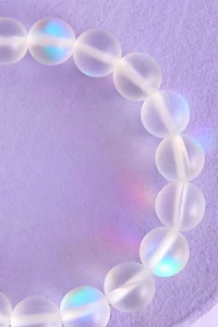Buy Balanced Aura Beads Bracelet in Clear Online at Earthbound Trading