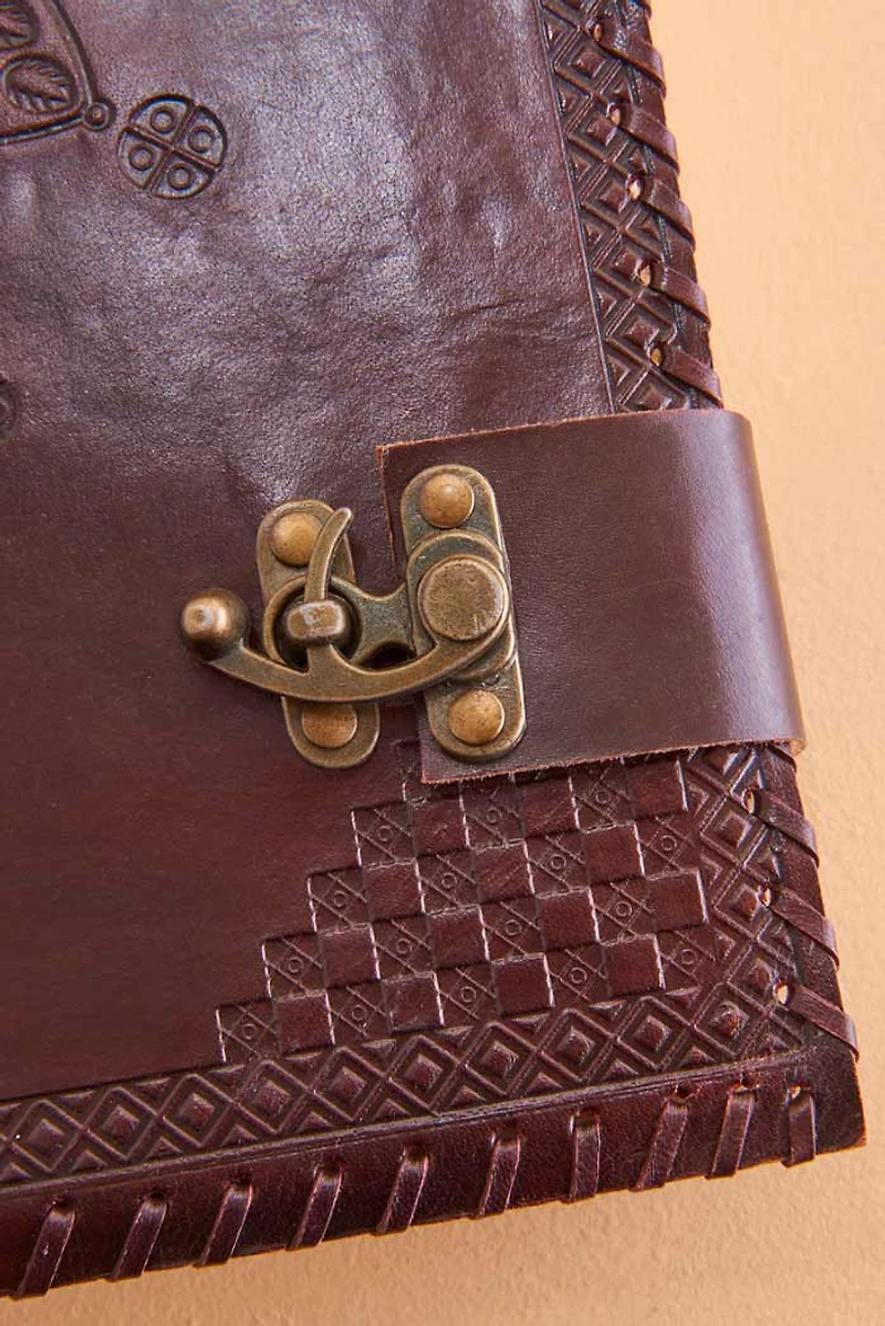 Buy XL Brown Leather Chakra Journal Online at Earthbound Trading