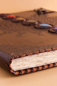 Buy XL Brown Leather Chakra Journal Online at Earthbound Trading