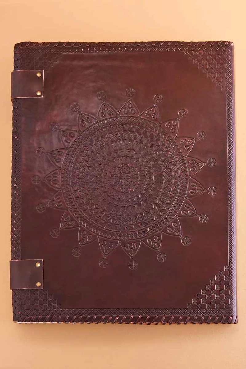 Buy XL Brown Leather Chakra Journal Online at Earthbound Trading