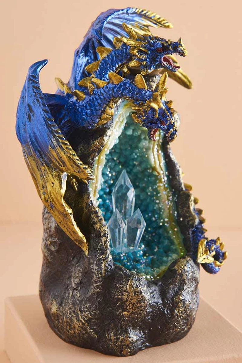 Dragon & Crystal Backflow Incense Burner