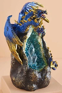 Dragon & Crystal Backflow Incense Burner
