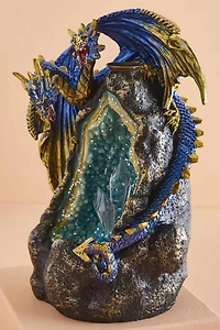 Dragon & Crystal Backflow Incense Burner