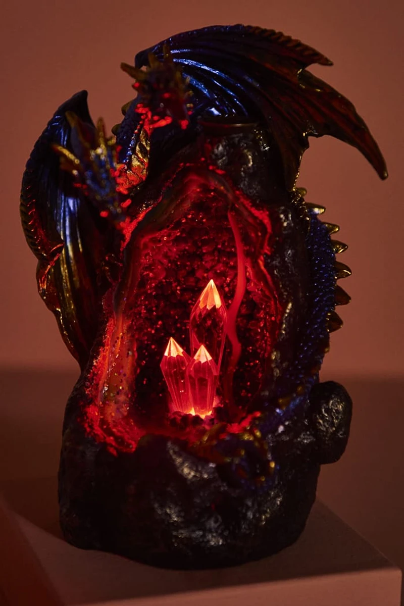 Dragon & Crystal Backflow Incense Burner