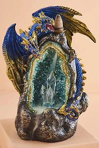 Dragon & Crystal Backflow Incense Burner