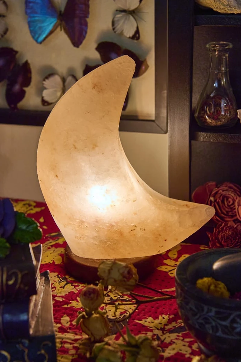 Crescent Moon Himalayan Salt Lamp