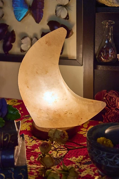 Crescent Moon Himalayan Salt Lamp