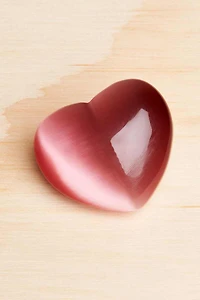 Buy Rose Cat's Eye Heart Online at Earthbound Trading