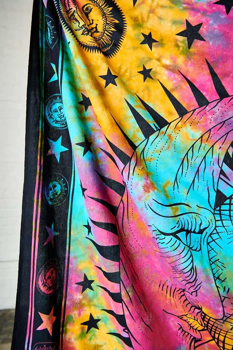 Tie Dye Sun & Moon Large Tapestry