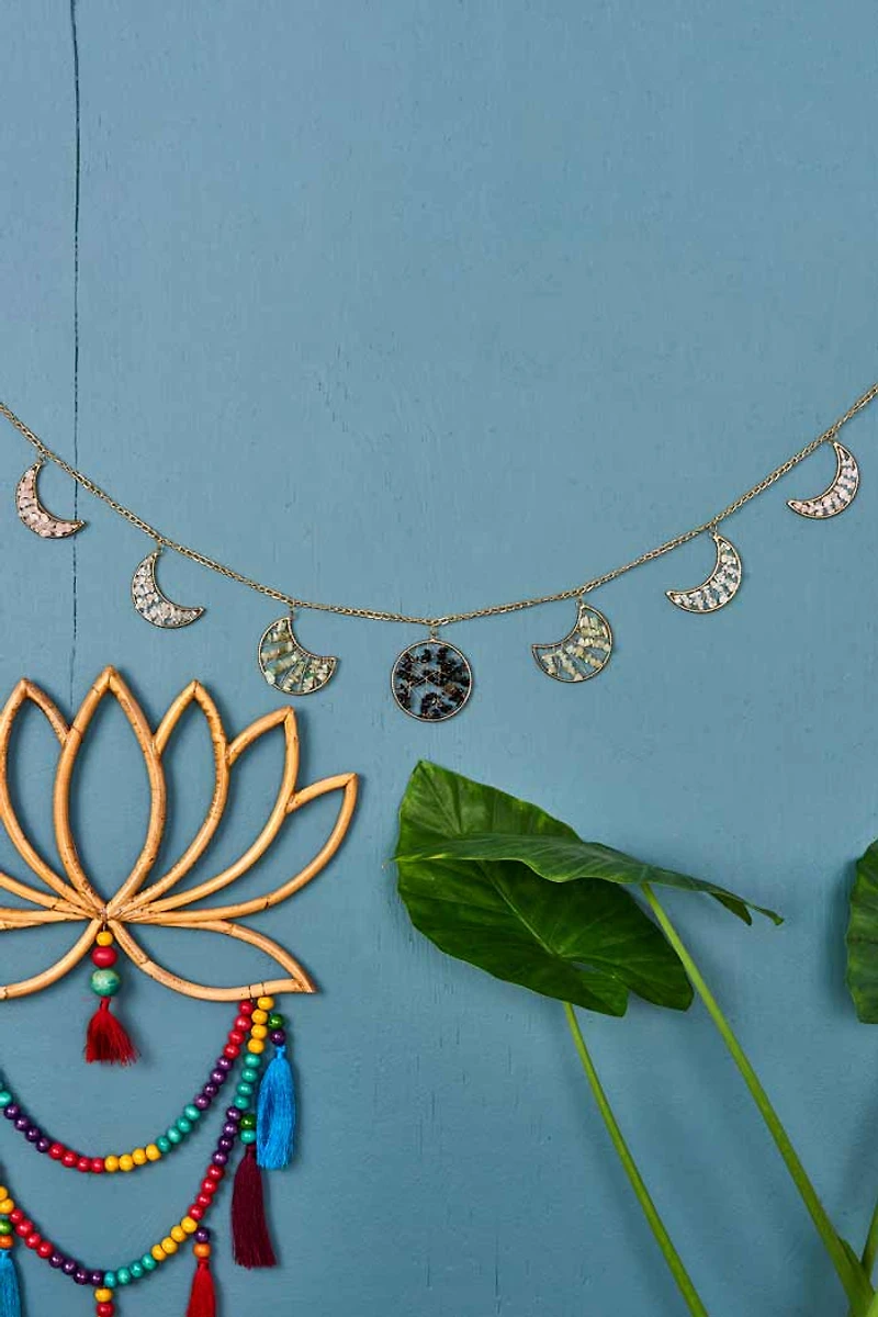 Buy Stone-Filled Moon Phase Wall Garland Online at Earthbound Trading