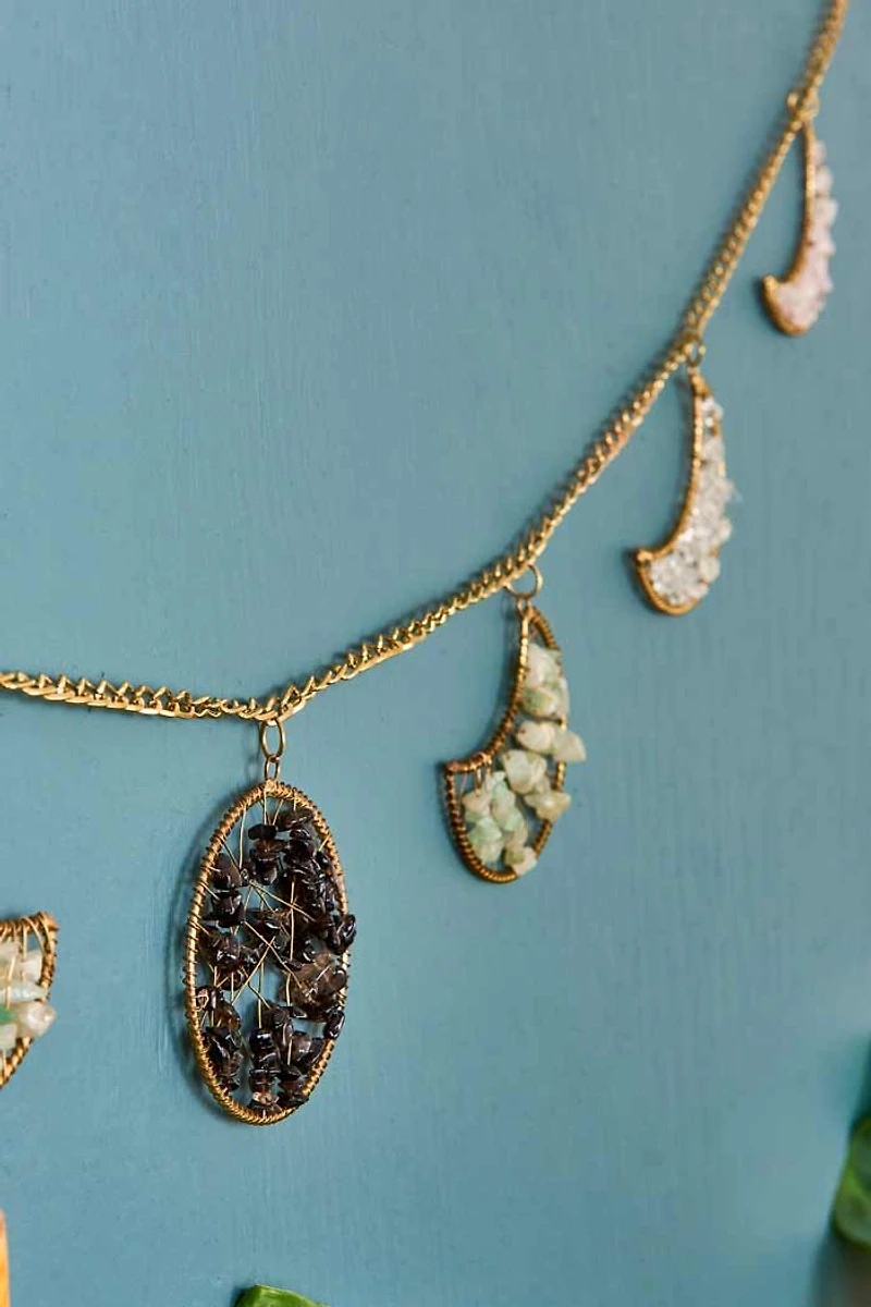 Buy Stone-Filled Moon Phase Wall Garland Online at Earthbound Trading