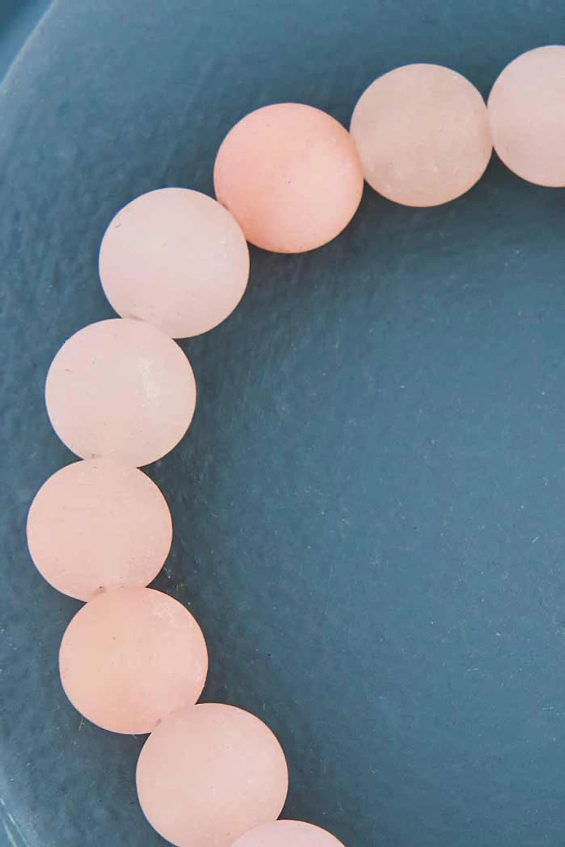 Buy Matte Rose Quartz Bracelet Online at Earthbound Trading