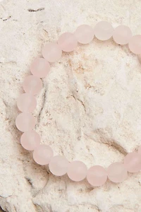 Buy Matte Rose Quartz Bracelet Online at Earthbound Trading