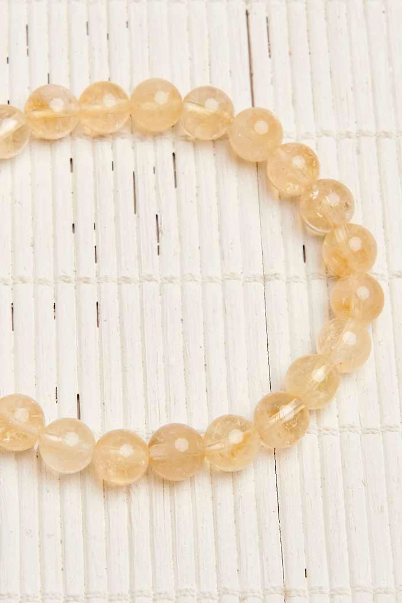 Buy the Shiny Citrine Bracelet for Joy and Abundance